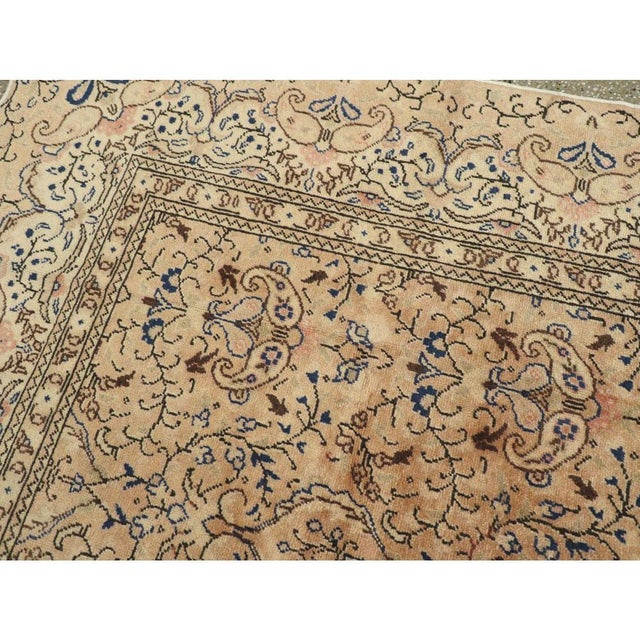 Textile Vintage Handmade Turkish Sivas Accent Rug For Sale - Image 7 of 10