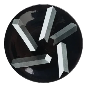 Atlantis Decorated Ceramic Plate by Rolf Sinnemark for Rorstrand, 1980s