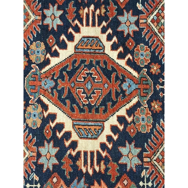 Traditional Vintage Persian Serapi Gallery Size For Sale - Image 3 of 7