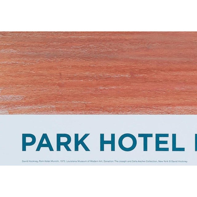 The Park Hotel Munich Poster after David Hockney For Sale - Image 5 of 7