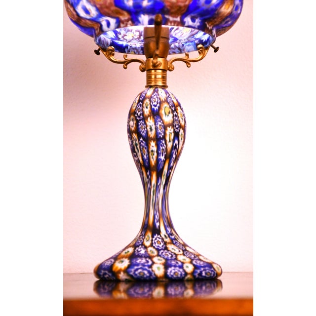 Italian Art Glass Table Lamp by Fratelli Toso, 1930s For Sale - Image 10 of 13