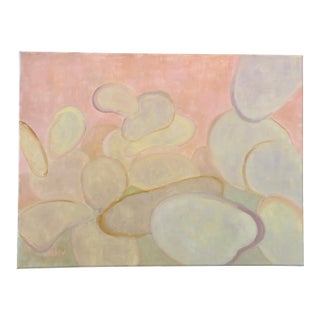 “Prickly Pear” Oil on Canvas by Nancy M. Vignola For Sale