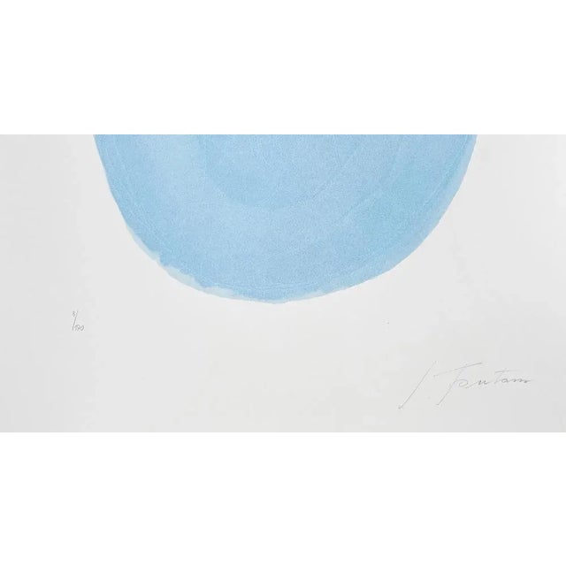 Modern Lucio Fontana, Nudo Azzurro, Etching, 1967 For Sale - Image 3 of 4