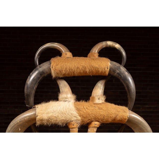Mid 20th Century Monumental Longhorn Horn Throne Chair For Sale - Image 13 of 13