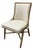 Laura Kilar for McGuire Passage Cane Back Side Chair For Sale