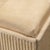 Jamie Young Easton Ottoman, Tan Hide For Sale - Image 4 of 5