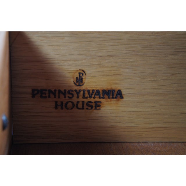 Wood 1980s Pennsylvania House Cherry Bachelors Chest of Drawers Stand Console 26" For Sale - Image 7 of 13