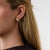 These elegant vintage diamond hoop ear clips are a beautifully polished 1970’s design, set with 12 round brilliant cut...