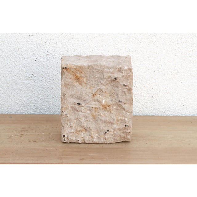 Small Temple Facade, Antique Stone Niche For Sale In Los Angeles - Image 6 of 7