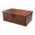 English 19th Century Teak and Iron-Framed Trunk For Sale