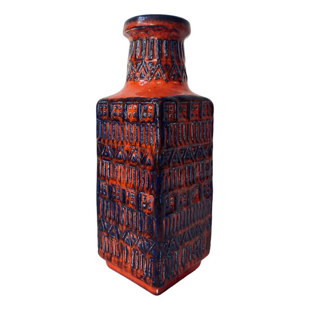 Brutalist Vase from Bay Keramik, Germany For Sale