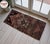 Brown Hand Knotted Small Turkish Rug - 19" X 42" For Sale - Image 8 of 15