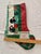 Vintage 1999 Signed "Lw" Primitive Folk Art Patchwork Christmas Stocking With Cat Applique Excellent Condition For Sale - Image 9 of 11