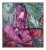 Vintage Mid Century Modernist Figurative Abstract Painting of a Nude With a Rabbit For Sale