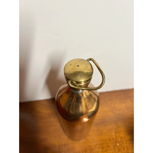 English Late 19th Century Copper & Brass Hot Water Bottle Bed Warmer For Sale - Image 3 of 5