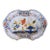 Vintage Amm Faenza Garofano Serving Bowl - Hand-Painted Italian Majolica For Sale