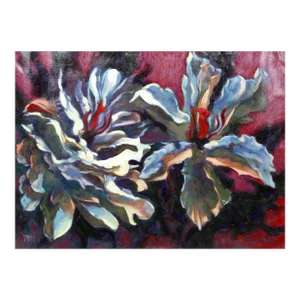 Two Flowers, Vilany, Painting