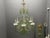 Opaline Glass Beaded Chandelier in Pastel Blue and Green Crystal Drops, 1950s For Sale - Image 14 of 15