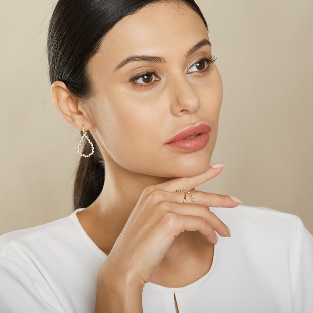 2020s Syna Yellow Gold Diamond Bubbles Earrings, a Pair For Sale - Image 5 of 7