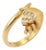 Carrera Y Carrera Diamonds Dice in Hand 18k Yellow Gold Ring, Size 5.5 For Sale