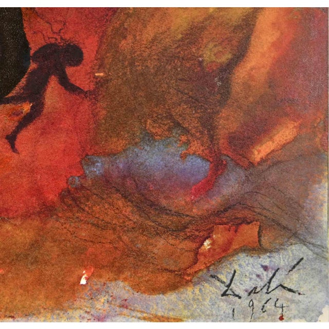 Jonah in the Belly of the Whale in manu Domini is a Color lithograph on heavy rag paper realized in 1964. It is part of...