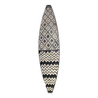 Large African Makonde Wood Shield Tanzania 71.5" H For Sale