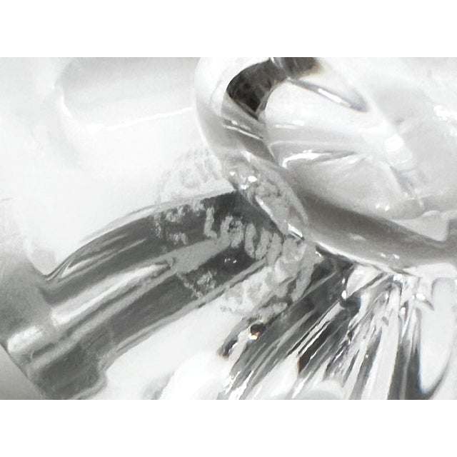 Saint Louis Cristal, France Stunning Heavy 7" Crystal Teardrop Vase by $975List Price For Sale In Houston - Image 6 of 8
