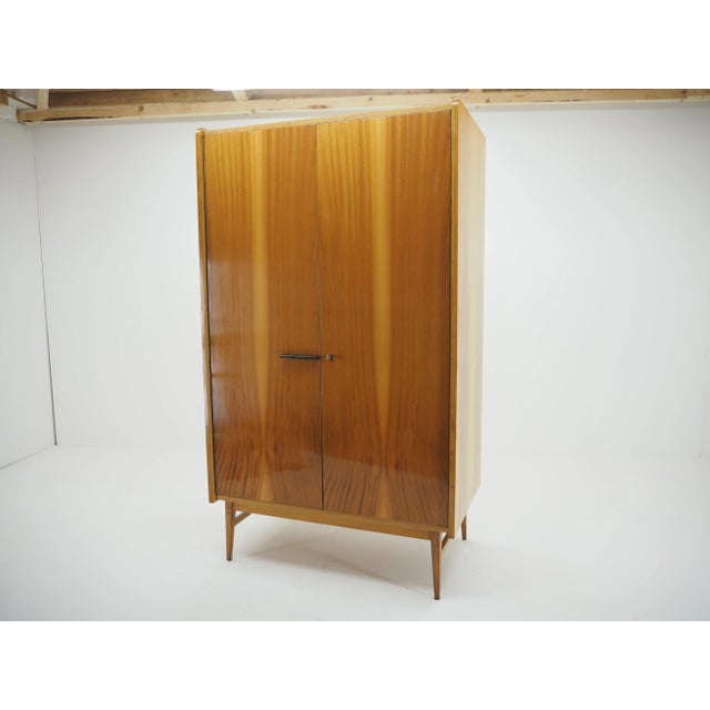 Wood Wardrobe by František Mezulánik, Czechoslovakia For Sale - Image 7 of 11