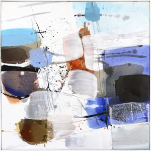 "Clear Air" Contemporary Original Acrylic Painting by Greet Helsen