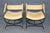 1940's Pair Italian Brass and Steel Jansen Style Savonarola Armchairs For Sale - Image 4 of 16