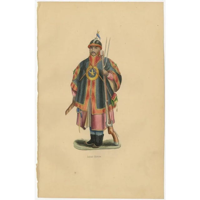 Mid 19th Century Wahlen, Chinese Cultural Figures: Dress and Traditions, 1844, Print For Sale - Image 5 of 8