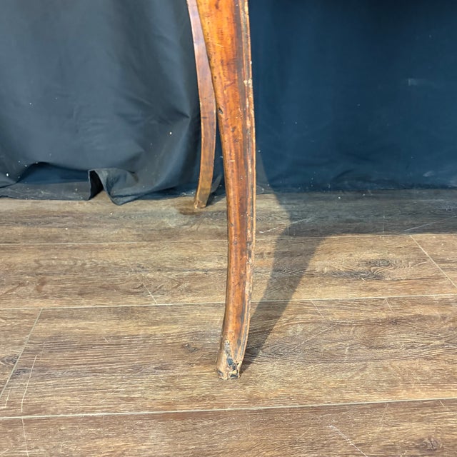 19th Century French Louis XV Walnut Writing Desk With Two Drawers For Sale In Philadelphia - Image 6 of 7