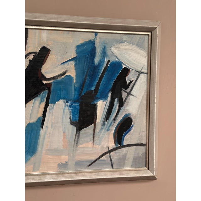 Sven H. Engberg, Abstract Composition, 1950s, Oil on Panel, Framed For Sale - Image 16 of 18