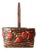 Vintage Woven Apple Basket For Sale