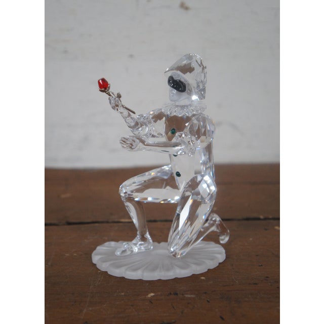 1990s Swarovski Masquerade Set 1999 Pierrot 2000 Columbine 2001 Harlequin- Set of 3 For Sale - Image 5 of 12