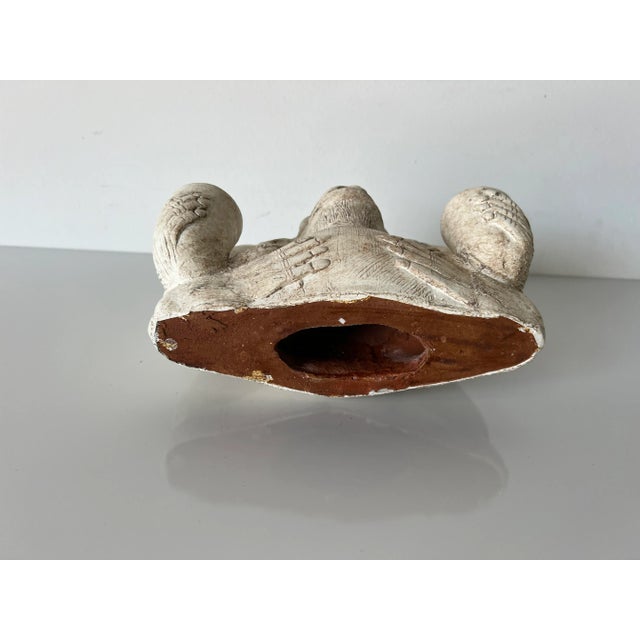 Vintage Handmade Monkey - Shape Pottery Candle Holder For Sale - Image 11 of 12