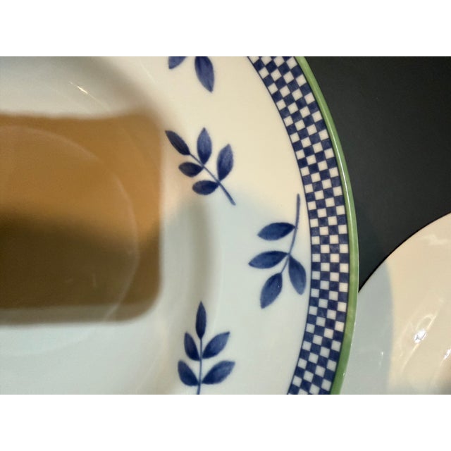 Villeroy & Boch Four Villeroy and Boch Pasta Bowls Switch 3 Pattern Large For Sale - Image 4 of 10