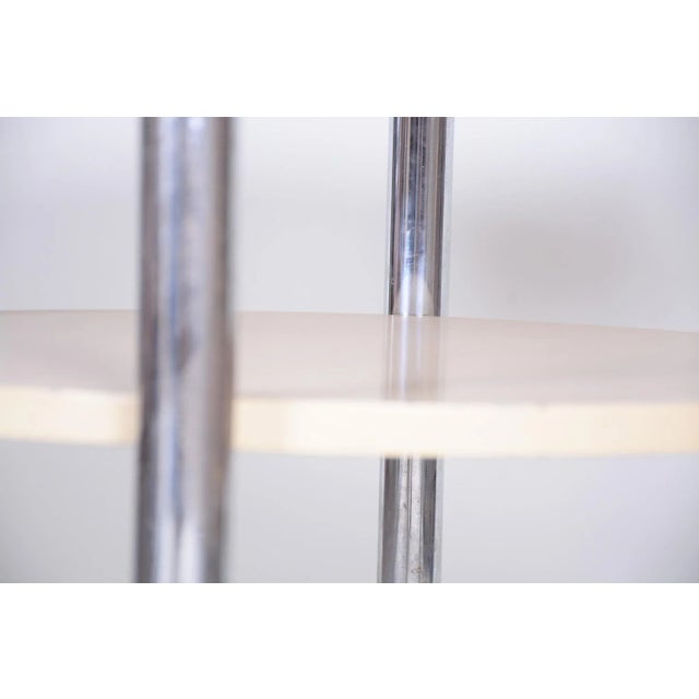 Made by Mücke Melder, an influential modernist furniture manufacturer specializing in tubular steel designs. In pristine...