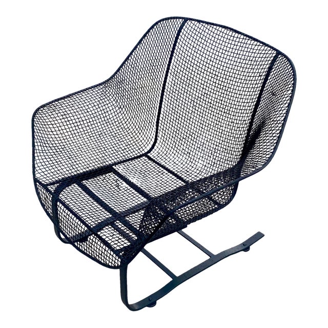 Vintage Midcentury Russell Woodard Sculptura Spring Lounge Chair Chairish