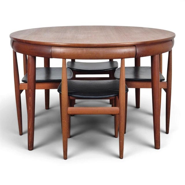 Vintage Teak Table and Chairs by Hans Olsen for Frem Rojle, 1960s, Set of 4 For Sale - Image 13 of 13