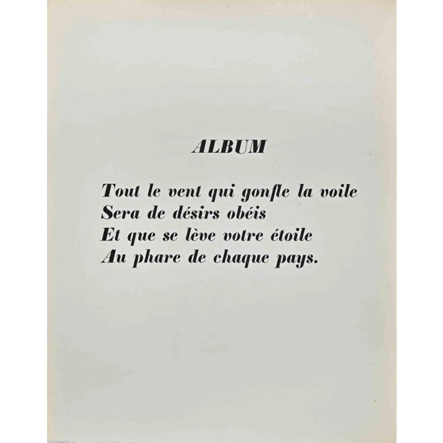 Walk is a lithograph realized by Raoul Dufy in 1920. Good conditions. Edition of 110. Unsigned and unnumbered as issued....