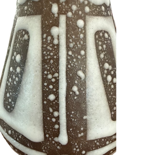 Ceramic 1960s Jasba Keramik West Germany Pottery Pitcher Fat Lava For Sale - Image 7 of 7