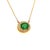 Natural Emerald Diamond Necklace 14k Gold 6.29 Tcw Certified For Sale - Image 11 of 12