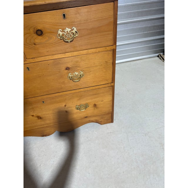 Antique Pine Two Over Two Drawers - Chest of Drawers From England For Sale - Image 9 of 18