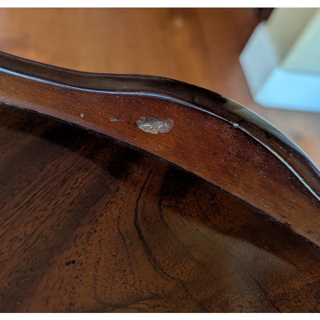 Baker Furniture Milling Road Round Side Table For Sale In Phoenix - Image 6 of 7