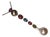 18K White Gold Diamond Gemstone Tahitian Pearl Pendant Necklace For Sale