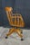 Mid Century Oak Bentwood Windsor Barrel Back Swivel Bankers Office Desk Chair For Sale - Image 18 of 18
