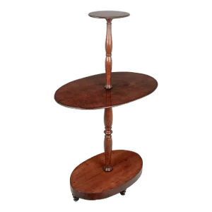 19th Century English Mahogany Tiered Table or Stand