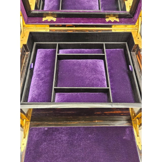 Vintage A. Klein Coromandel Jewelry Casket For Sale - Image 13 of 13