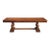 Italian Walnut Extension Trestle Dining Table For Sale